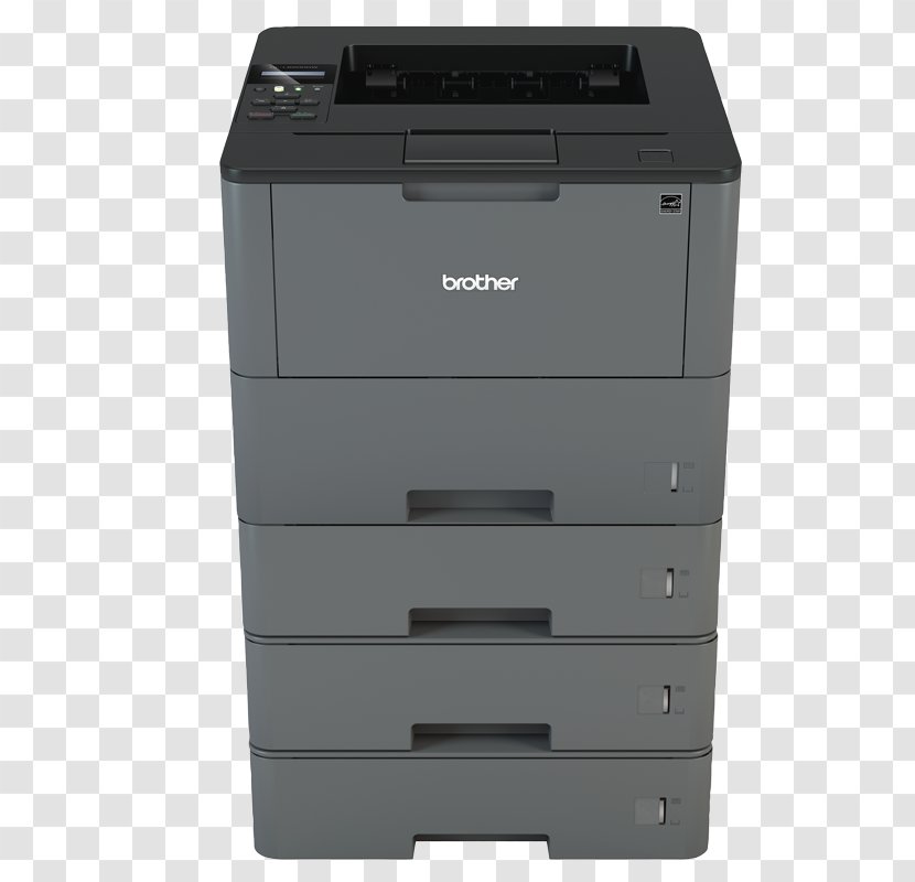 Laser Printing Inkjet Printer Brother HL-L5200DW Photocopier Transparent PNG