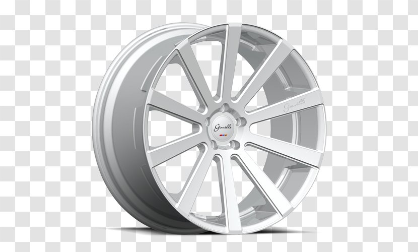 Alloy Wheel Silver Custom Machining Transparent PNG