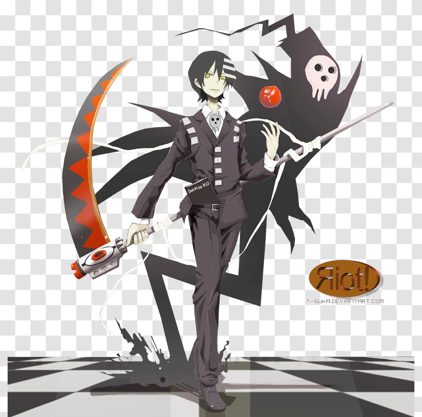 Death The Kid Soul Eater Evans Maka Albarn Crona - Silhouette Transparent PNG