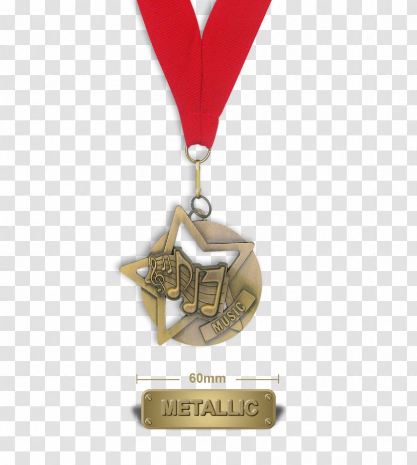 Medal - Gold Football Trophy And Ribbon Material Transparent PNG