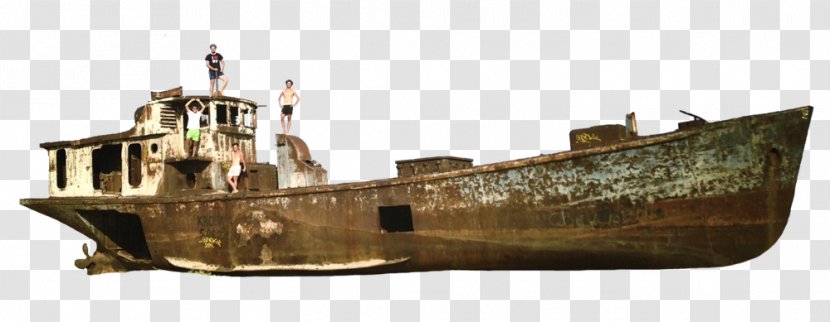 Shipwreck Boat - Vehicle Transparent PNG