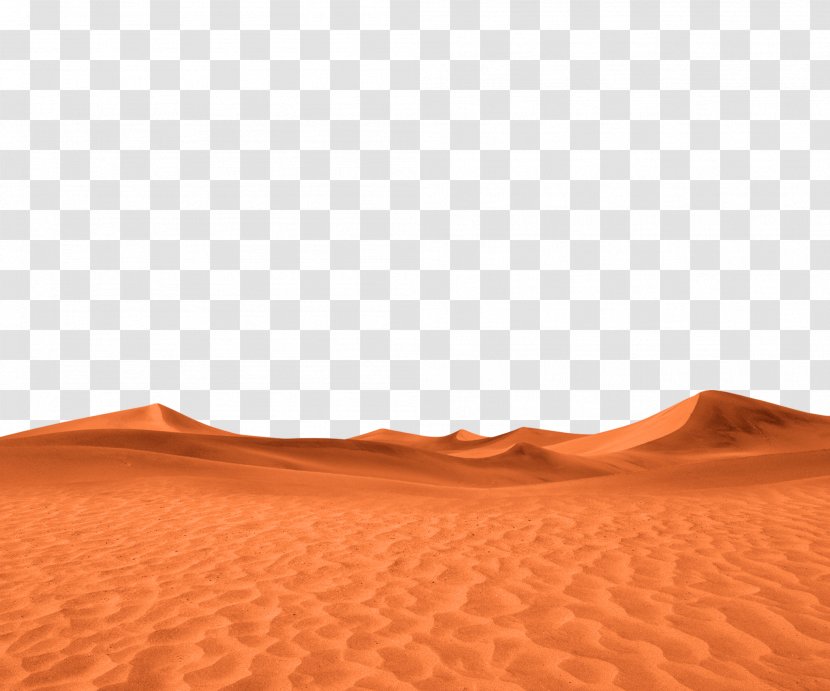 Sand Pattern - Orange - Desert Border Texture Transparent PNG