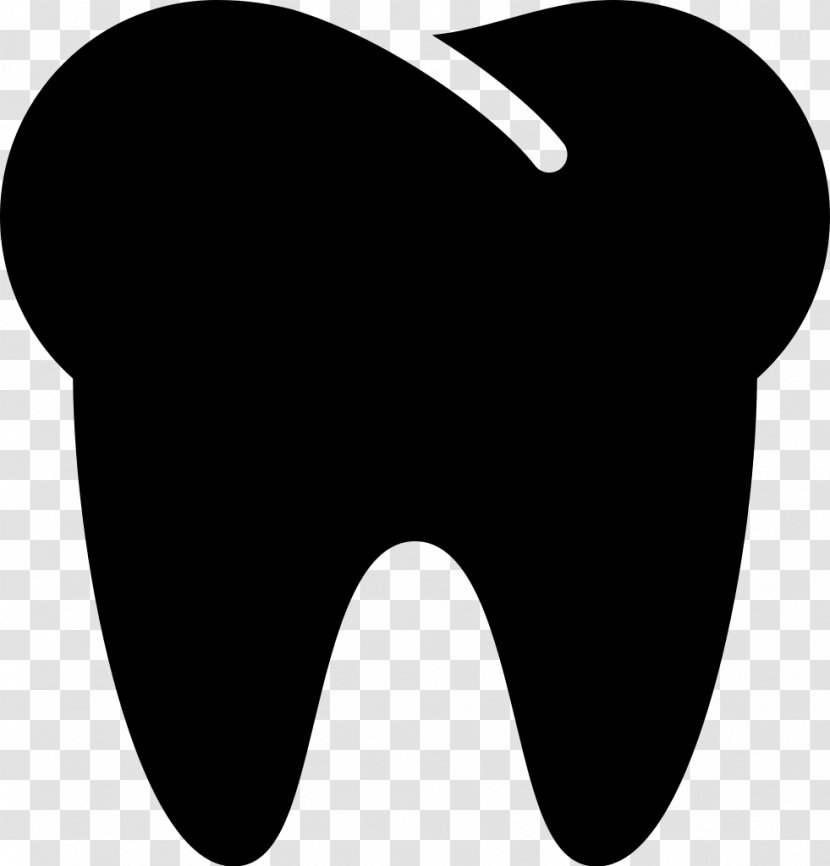 Dentistry Tooth Dental Insurance Clip Art - Black Transparent PNG