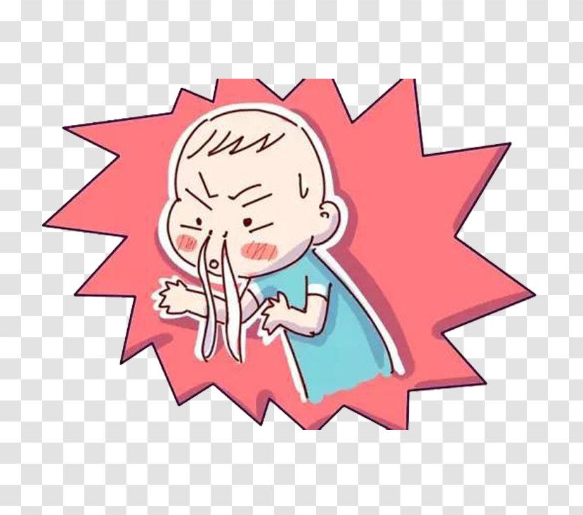 Caccola Common Cold Child Cough U611fu5192 - Tree - Cartoon Sick Baby With Runny Nose Transparent PNG