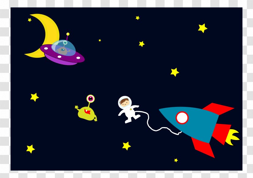 Astronaut Outer Space Rocket Clip Art - Area - Craft Transparent PNG