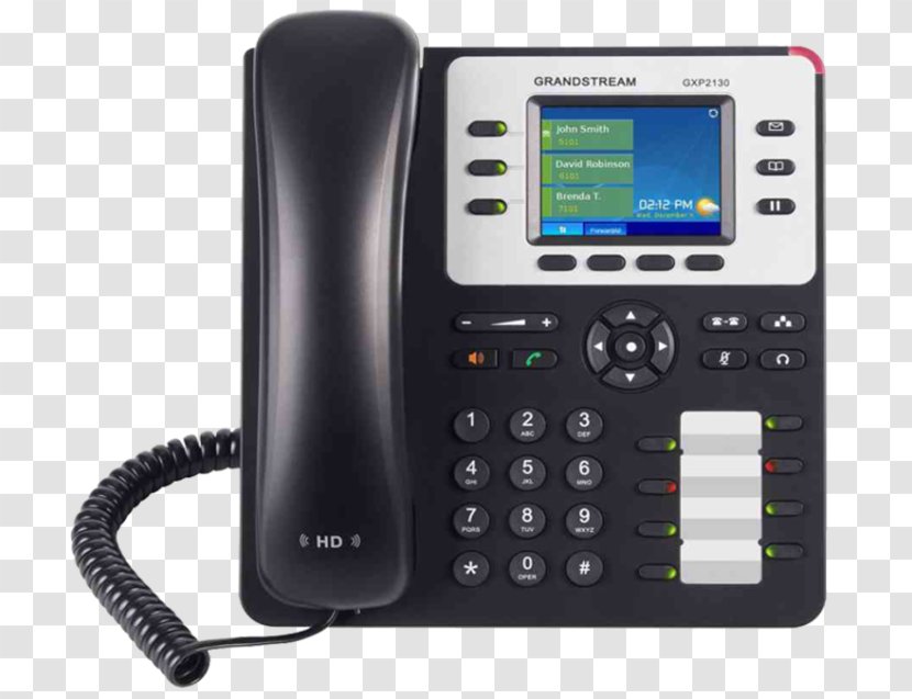 Grandstream Networks GXP2130 VoIP Phone Telephone GXP2140 - Hardware - Corded Transparent PNG