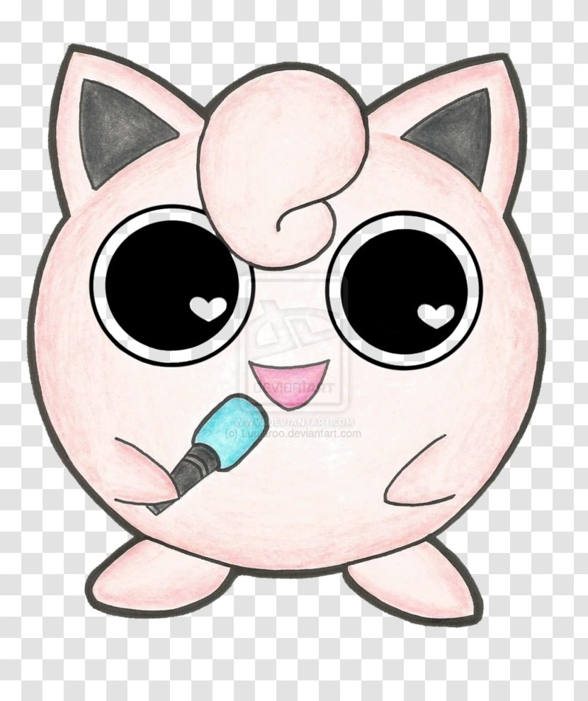 Jigglypuff Pokémon X And Y Drawing Whiskers - Tree - Pokemon Transparent PNG