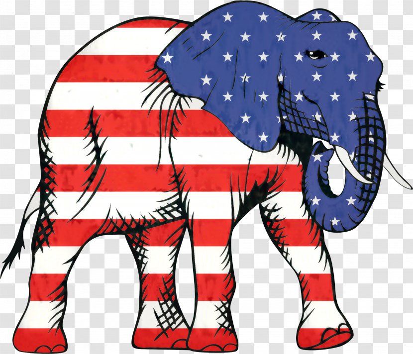 United States Indian Elephant Democratic Party Republican Donkey - History - Donald Trump Transparent PNG