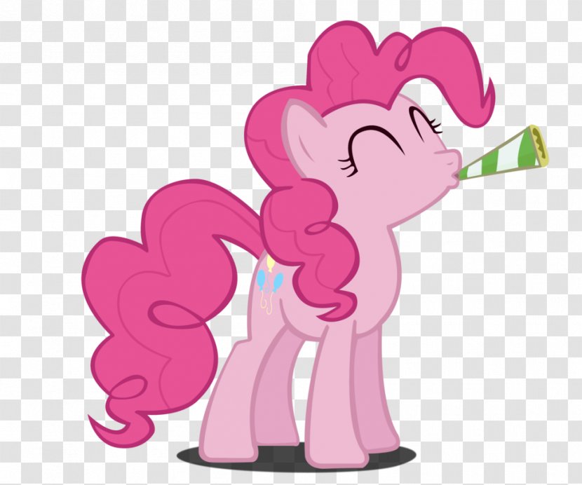 Pinkie Pie Pony Clip Art - Silhouette - Vector Transparent PNG