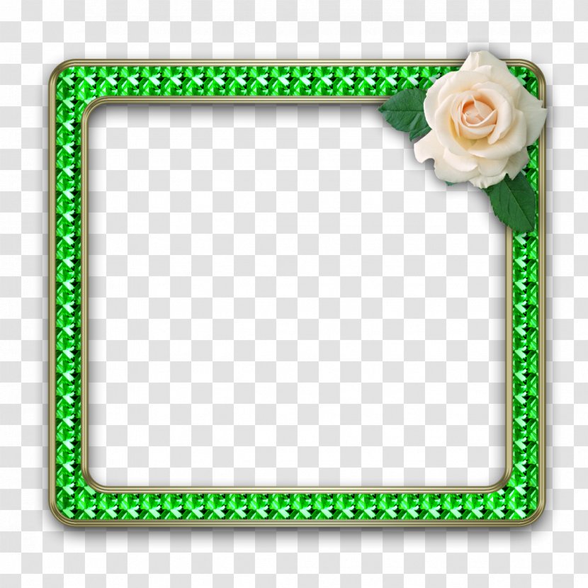 Picture Frames Green Text LiveInternet Diary - Rectangle - Chamomile Transparent PNG
