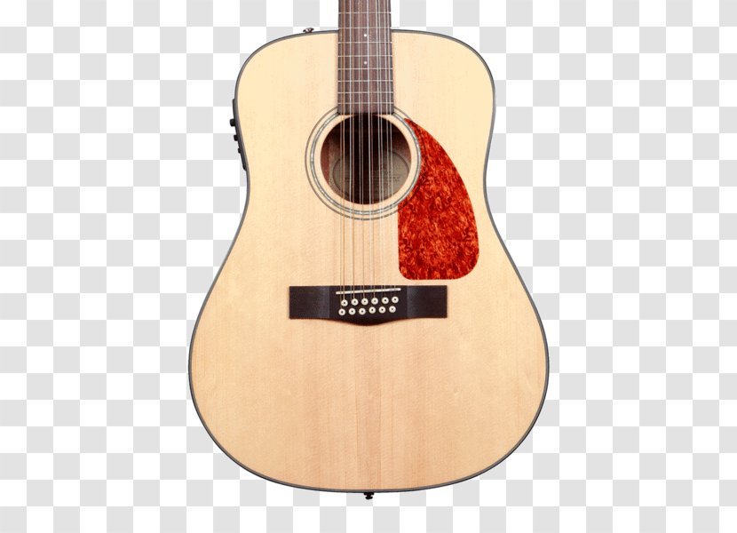 Twelve-string Guitar Fender CD-140SCE Acoustic-Electric String Instruments Acoustic - Flower Transparent PNG