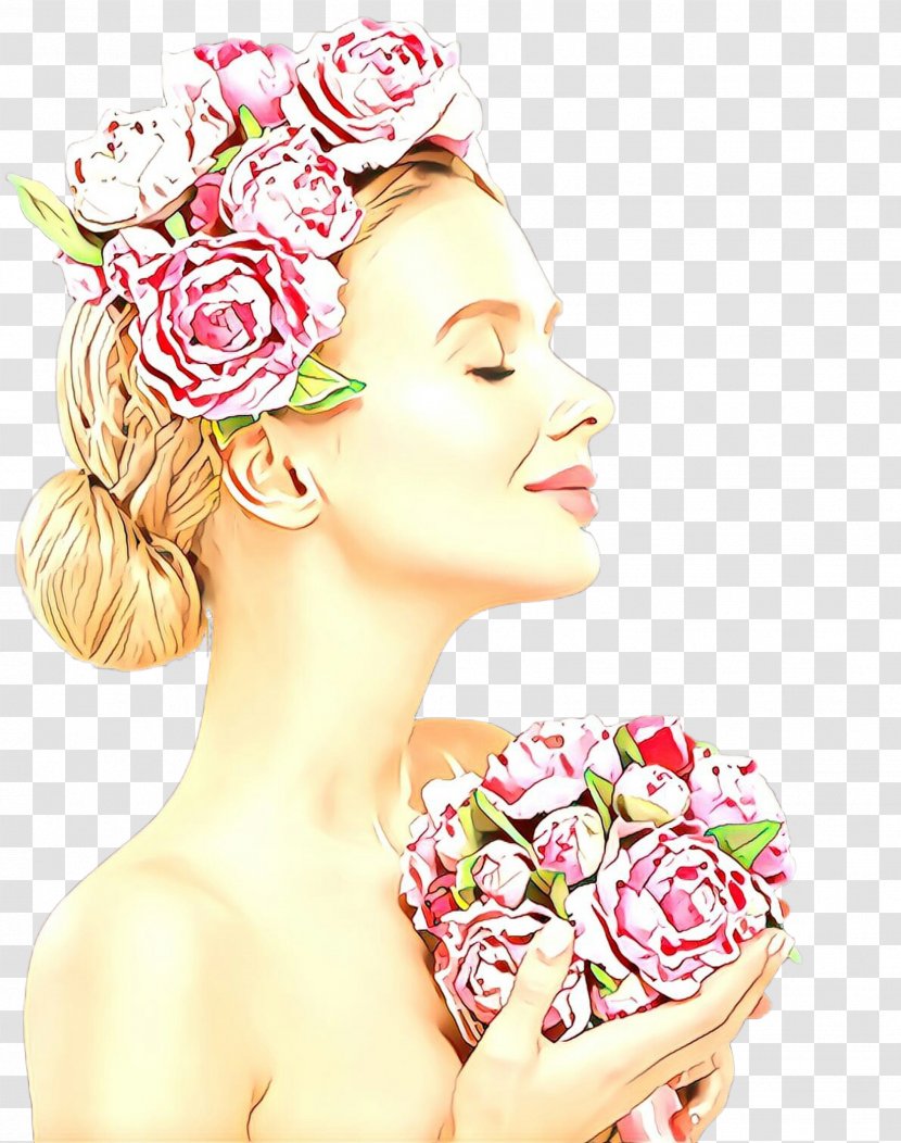 Hair Face Pink Skin Head - Accessory - Cheek Transparent PNG