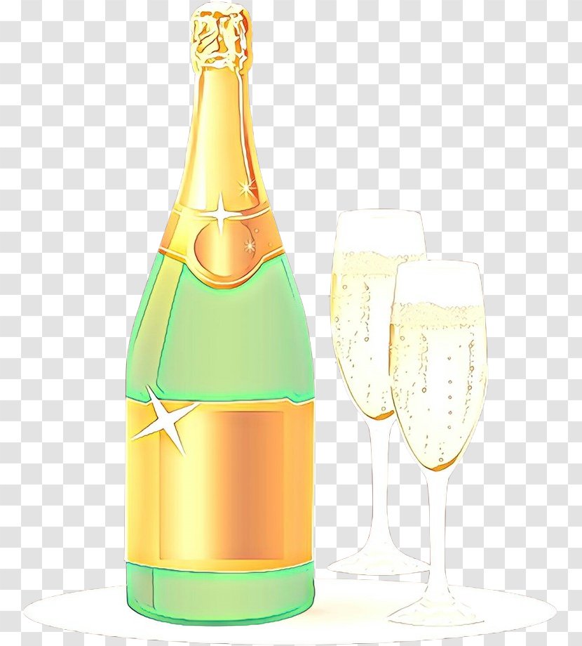 Champagne - Alcoholic Beverage - Cocktail Bottle Transparent PNG