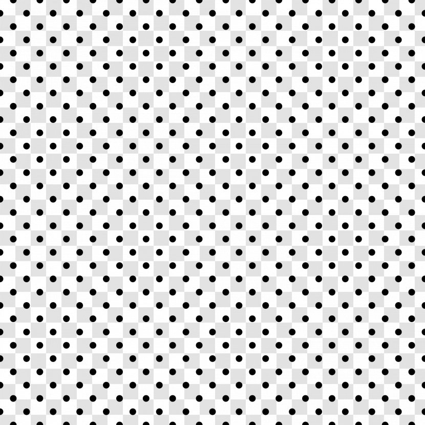 Bead Braid Mosaic Polka Dot Area - Black And White Transparent PNG