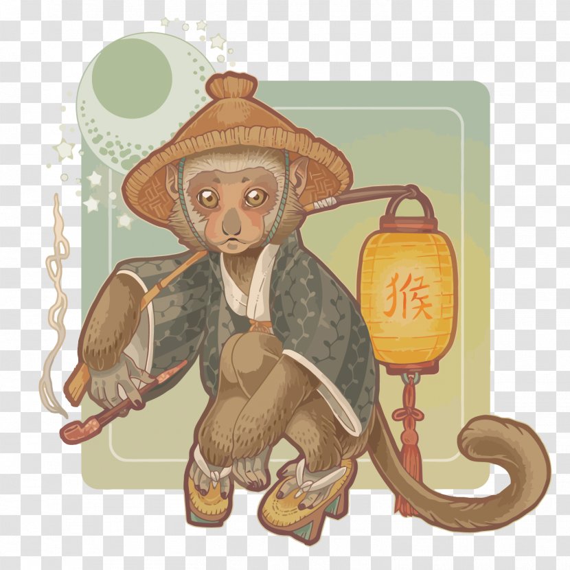 Monkey Euclidean Vector - Fairy - Zodiac Transparent PNG