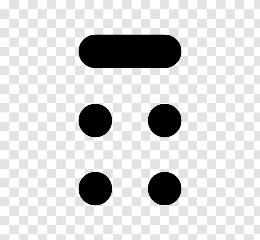 English Braille Alphabet Letter Arabic - Black - Pattern DOTS Transparent PNG