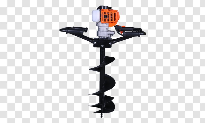 Drill Machine Post Hole Diggers Auger Tool - Excavator Transparent PNG