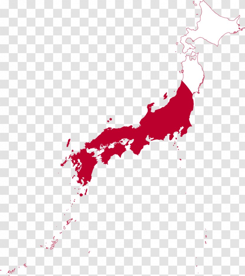 Flag Of Japan Map Cartography - Red - Japanese Buildings Transparent PNG