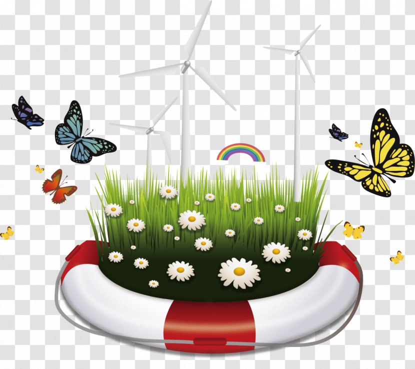 Painting Drawing Illustration - Grass - FIG Round Pot Transparent PNG