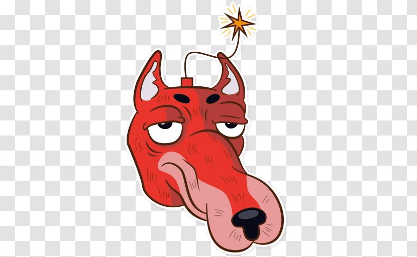 Sticker Telegram Canidae Dog Clip Art - Carnivoran - Wolf Mask Transparent PNG
