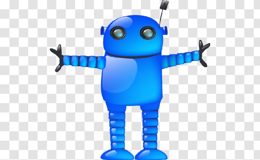 Blue Robot Android Clip Art - Robots Transparent PNG