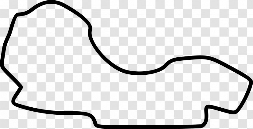 Melbourne Grand Prix Circuit 2018 Australian FIA Formula One World Championship Race Track Clip Art - Trams In - Black And White Transparent PNG