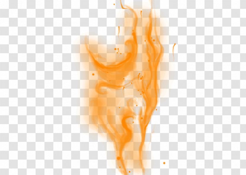 Text Illustration - Peach - Burning Flame Transparent PNG
