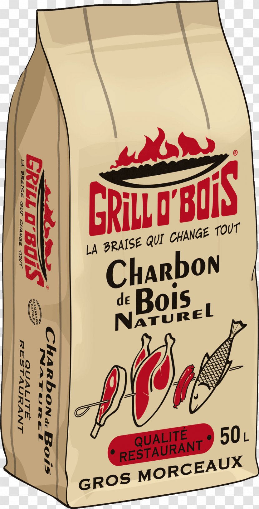 Charcoal Barbecue Charbon De Bois Grill O'bois Wood Grilling - Restaurant Transparent PNG
