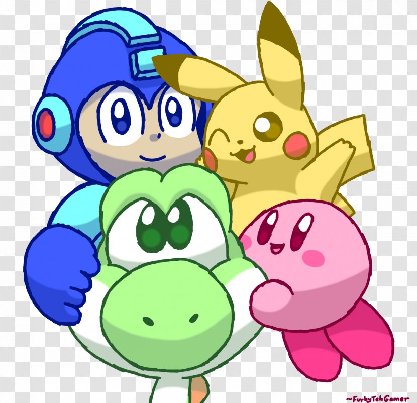 Kirby Pikachu Super Smash Bros. Melee Mario & Sonic At The Olympic Games Densetsu No Stafy - Megaman Transparent PNG