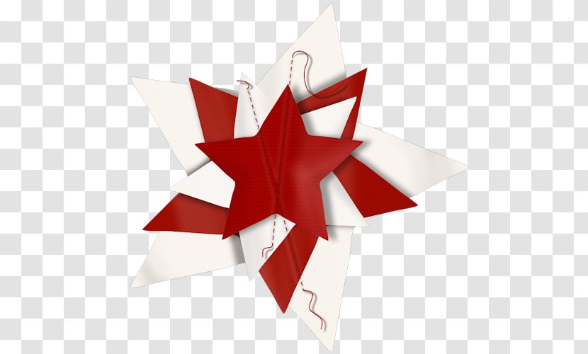 Christmas Pentagram Five-pointed Star - Designer - Creative Transparent PNG