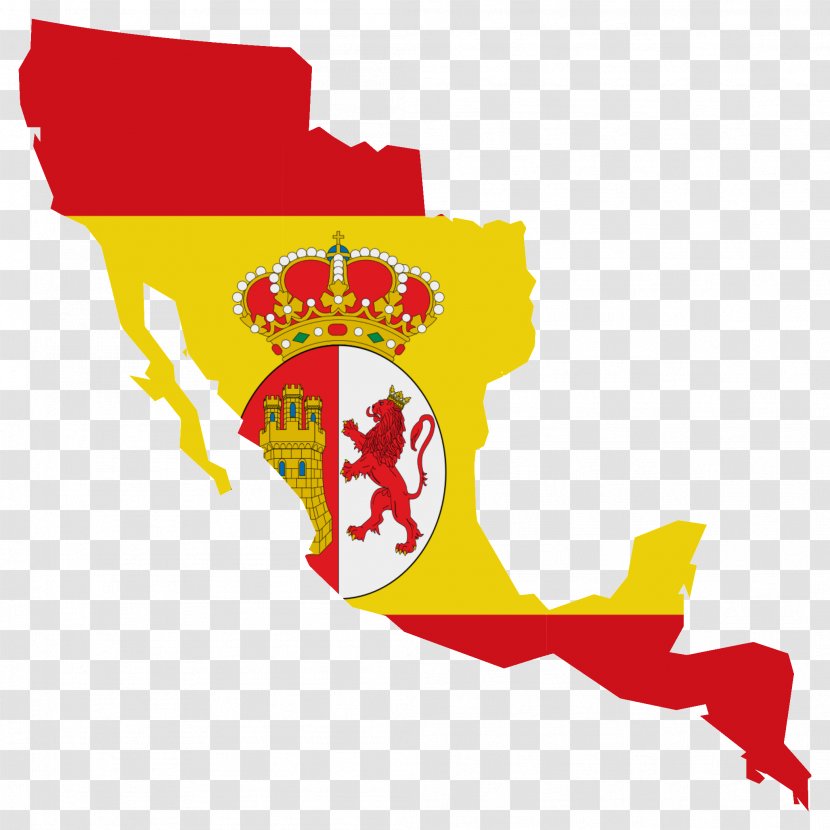 New Spain Flag Of Spanish Empire - France Transparent PNG