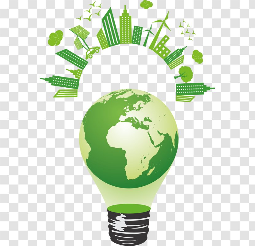 Concept Electricity Illustration - Natural Environment - Earth Bulb Transparent PNG