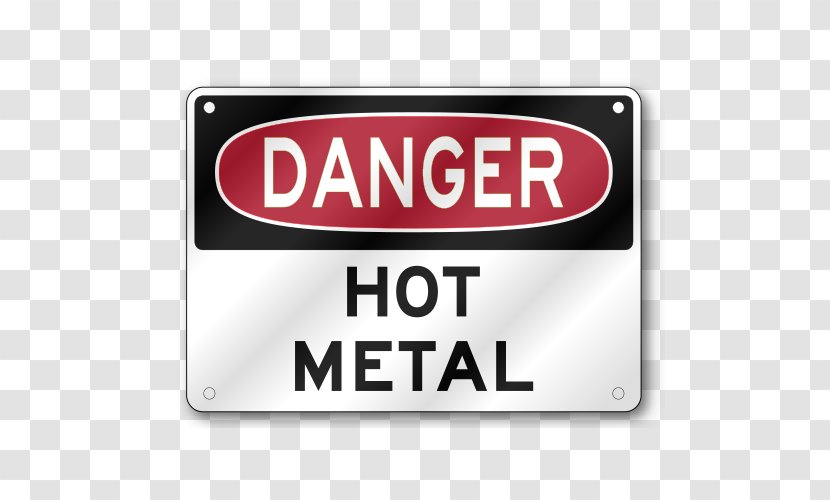 Dangerous Goods Hazardous Waste Chemical Substance Material - Vehicle Registration Plate - Metal Sign Transparent PNG