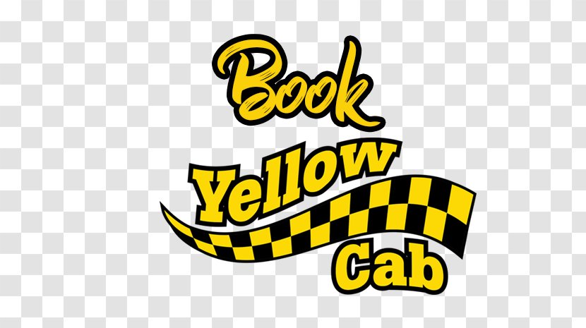 Taxi Logo Brand Yellow Cab Font - Text Transparent PNG