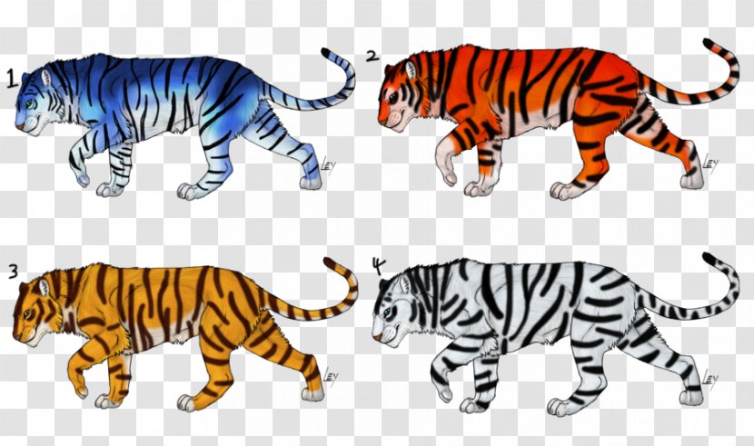 Tiger Cat Terrestrial Animal Clip Art - Vertebrate Transparent PNG