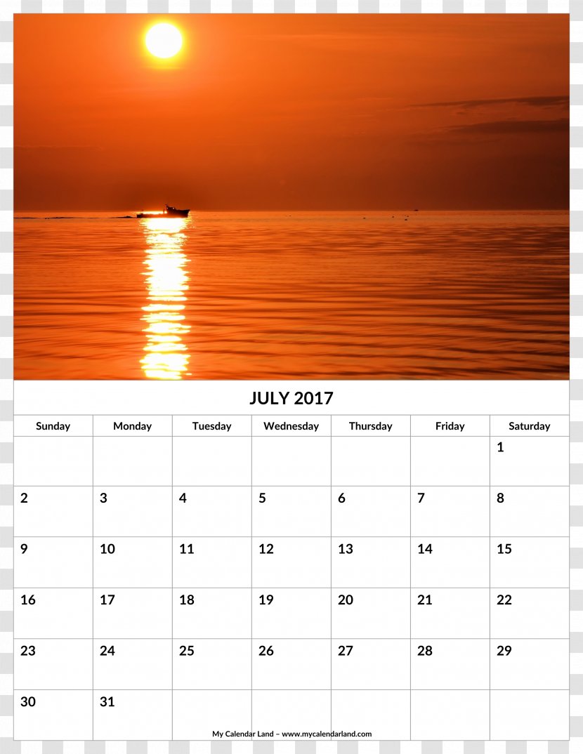 Calendar June 0 July 1 - Gorgeous Desk Transparent PNG