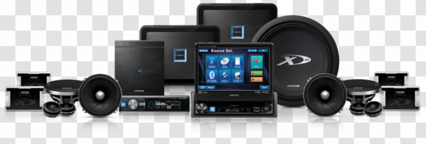 Vehicle Audio Loudspeaker Alpine Electronics Car - Technology Transparent PNG