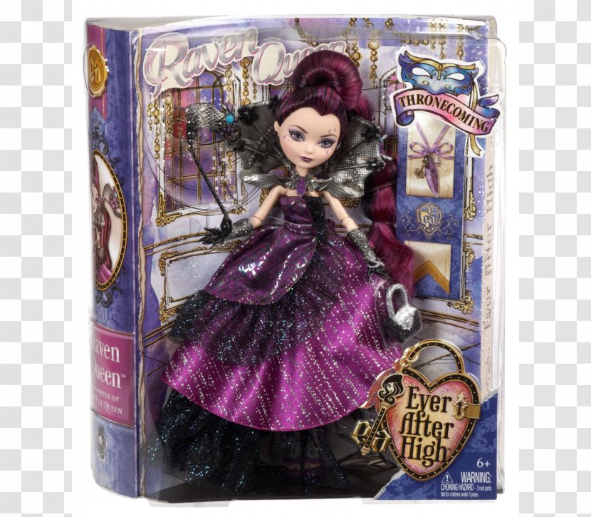 Ever After High Thronecoming Raven Queen Legacy Day Doll Amazon.com - Barbie Transparent PNG