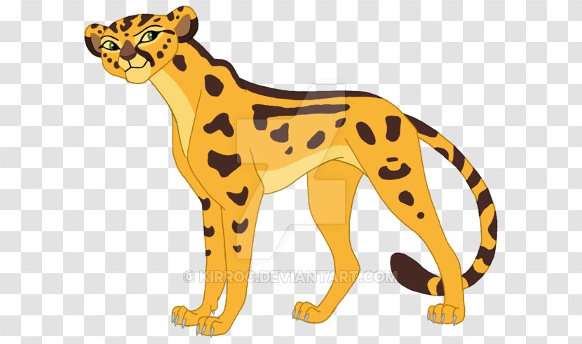 Cheetah Lion Tiger Digital Art Drawing - Cat Like Mammal - Hunting Transparent PNG