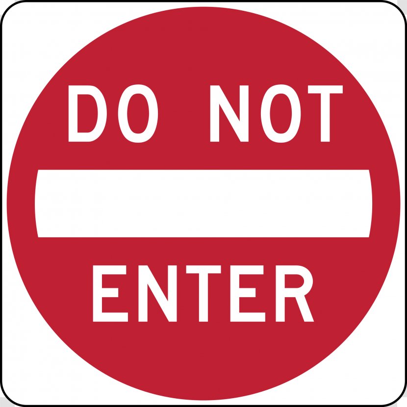 Traffic Sign Regulatory Manual On Uniform Control Devices - Logo - Do Not Transparent PNG