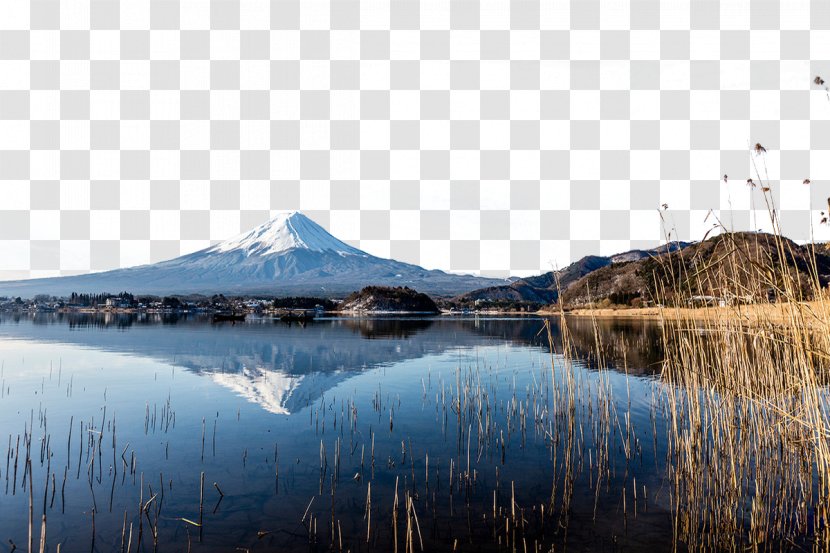 Mount Fuji Landscape Nature Mountain - Natural Beauty Of In Japan Transparent PNG