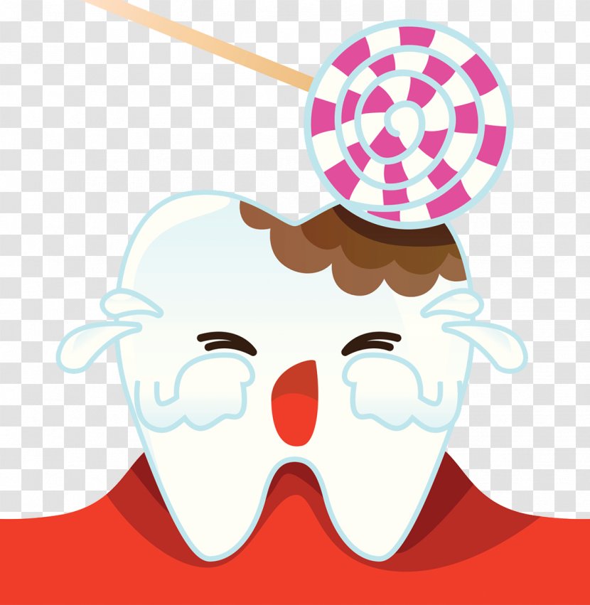 Tooth Decay Pathology Dentistry Toothache - Silhouette - Cartoon Candy Transparent PNG