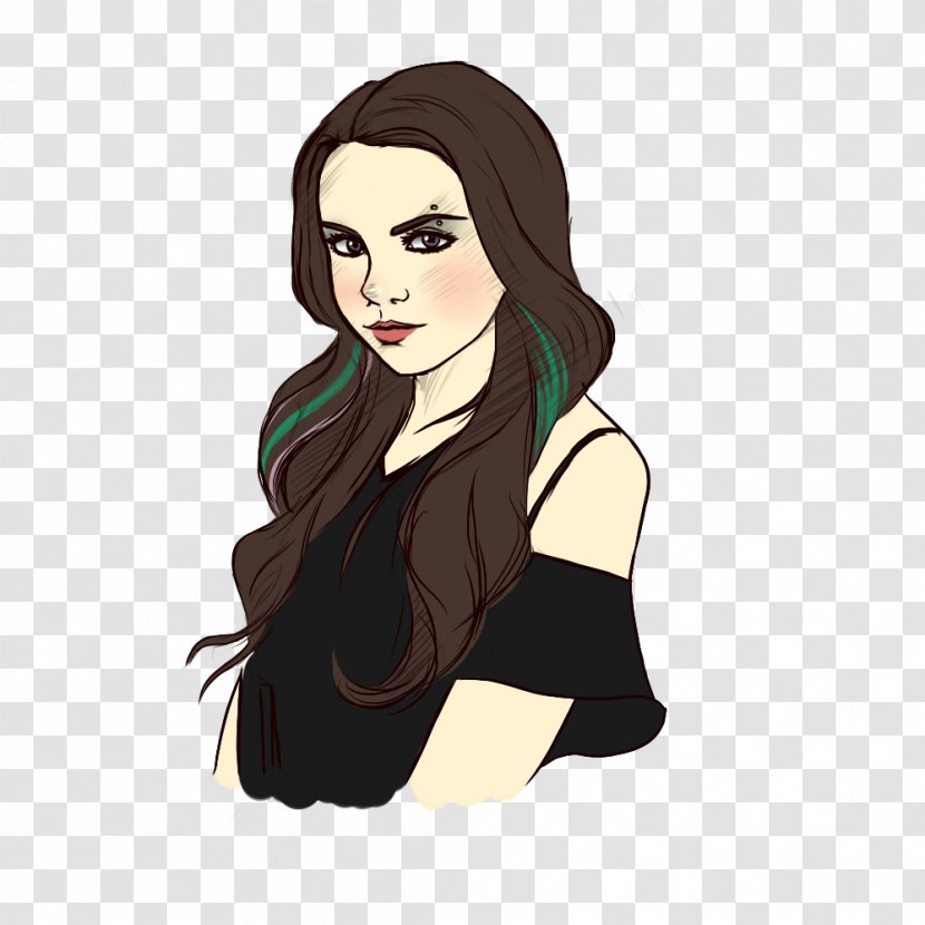 Elizabeth Gillies Victorious Jade West Drawing - Frame - Clipart Transparent PNG
