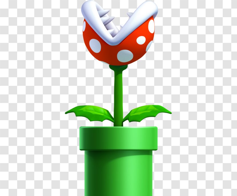 Mario Bros. New Super Bros Piranha Plant Transparent PNG