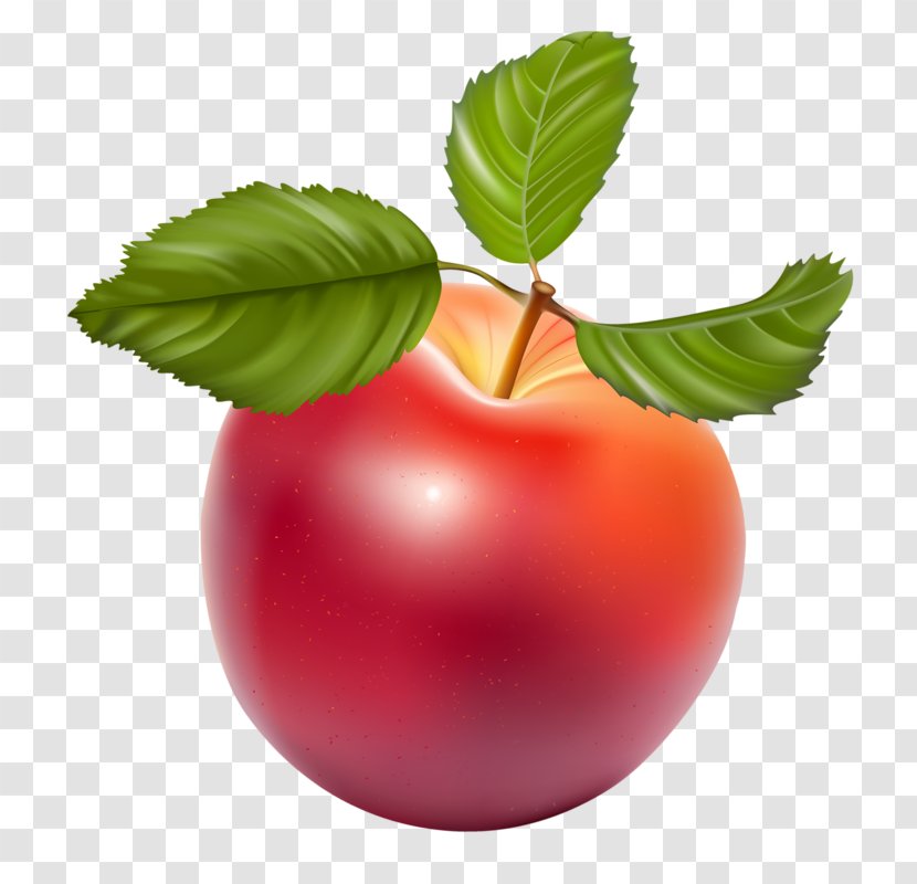Apple Download Clip Art - Fruit - A Red Transparent PNG