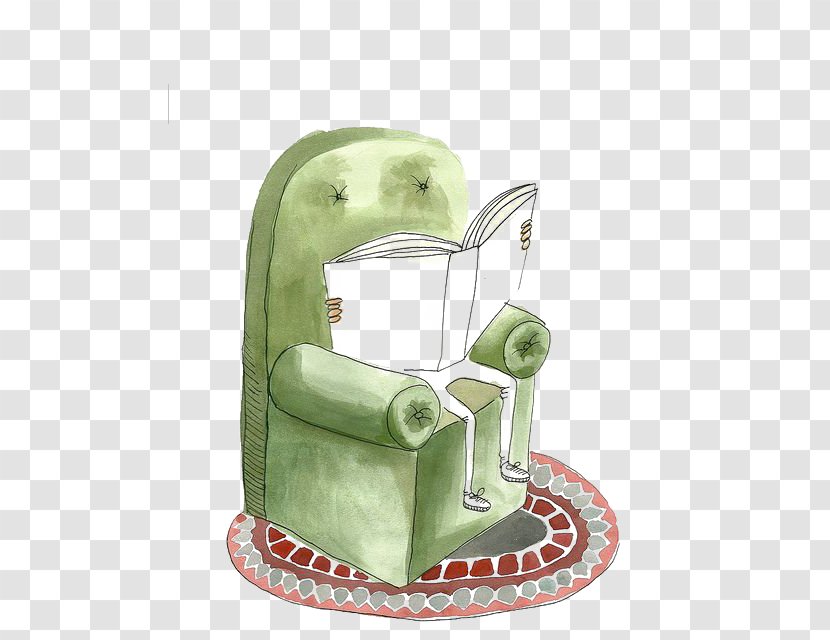 Child Reading Learning - Chair Transparent PNG