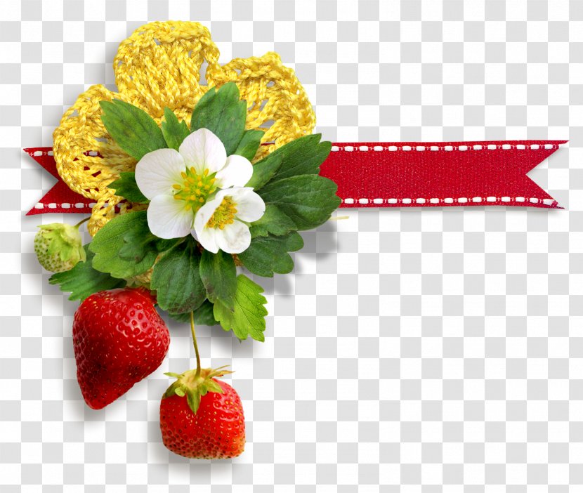 Musk Strawberry - Strawberries - Flowers Transparent PNG