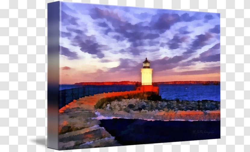 Lighthouse Beacon Painting Sea Inlet - Sky Plc Transparent PNG