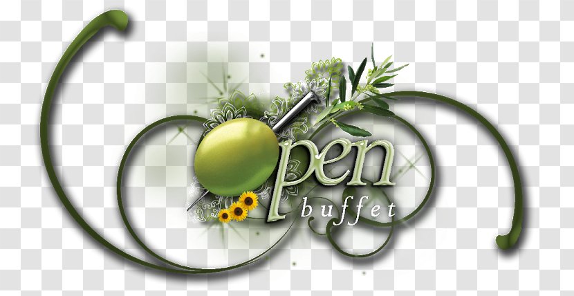 Fruit Font - OPEN Buffet Transparent PNG