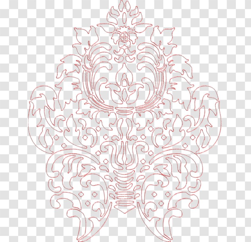 Pen Pattern - Flower - Simple Red Transparent PNG